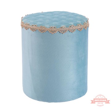 小凳子家用布藝實木沙發凳創意圓凳客廳小板凳小椅子沙發茶幾矮凳