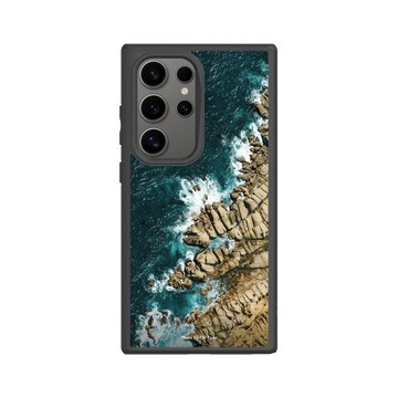 Galaxy S24 Ultra SolidSuit 黑 - Chi Po-Lin 齊柏林《看見台灣》系列 - 和平島豆腐岩