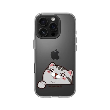 iPhone 16 Pro Clear Case（相機按鈕） 透明 - VITA VITA．塔仔是隻貓 - 拿來吧你
