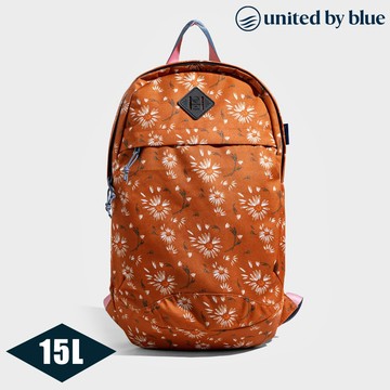 United by Blue 防潑水後背包 Commuter Backpack 814-108 (15L) 印花雛菊橙 / 休閒 旅遊 旅行 撥水 背包