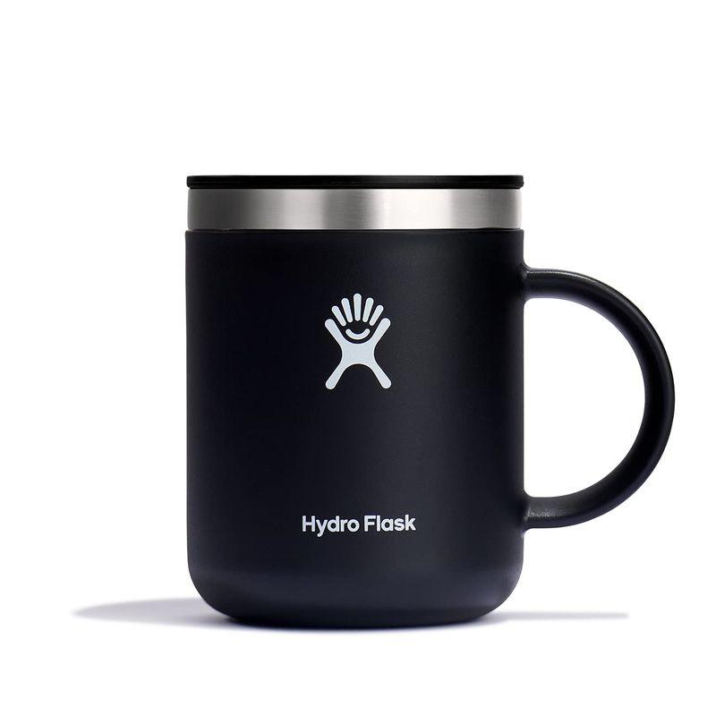 hydro-flask Hydro Flask 断熱プレスイン蓋付きマグ ブラック 12オンス