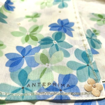 Anteprima Vintage 手帕 繡球花印花 (20 x 19.5 英吋)