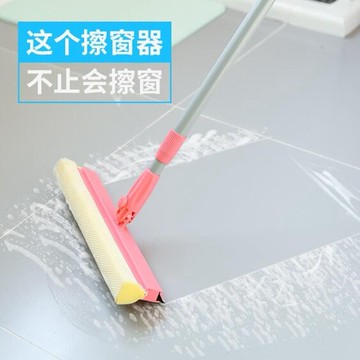 買一送一 T樂彼玻璃刮水器伸縮桿清潔洗搽擦玻璃神器家用高層雙玻璃刷擦窗 LannaS