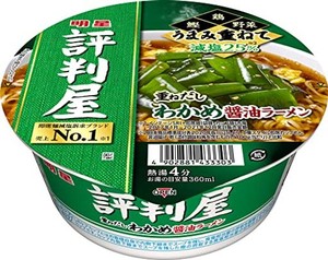 明星 評判屋 重ねだしわかめ醤油ラーメン 65G ×12個