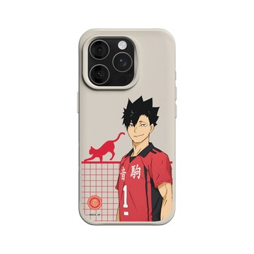 iPhone 16 Pro SolidX 貝殼灰 - 排球少年 Haikyu!! - 球場上的黒尾