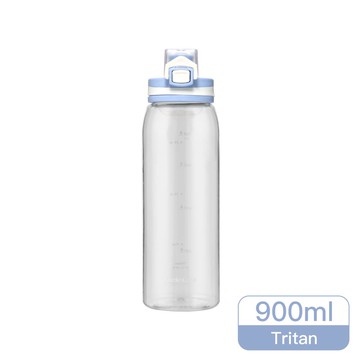 樂扣樂扣優質時尚彈蓋水壺900ml-天空藍