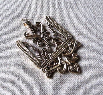 烏克蘭銅三叉戟項鍊吊墜，烏克蘭國徽 tryzub，烏克蘭標誌