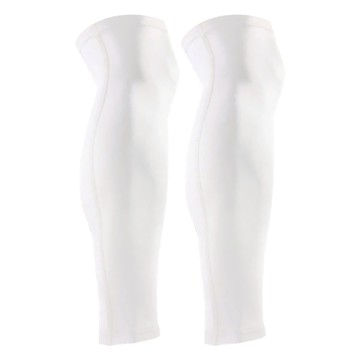 McDavid 6572 過膝壓縮腿套 運動壓縮腿套 腿部支撐  L  白色  1雙