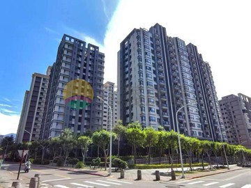 @晴海稀有中庭2房2衛附車位-前後陽台｜新北市淡水區新市一路一段