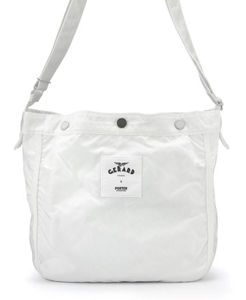 【PORTER INTERNATIONAL】GERARD 斜背包(S) 91000-00120(白色)