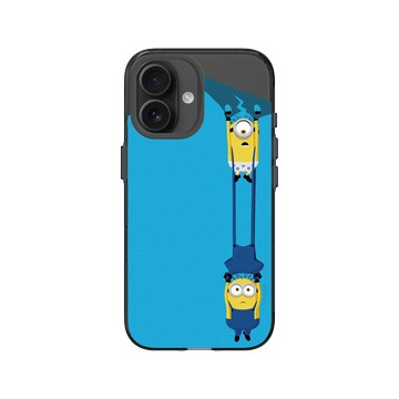 iPhone 16 Clear (相機按鈕) 酷墨灰 - Minions - Minions - Hang in there