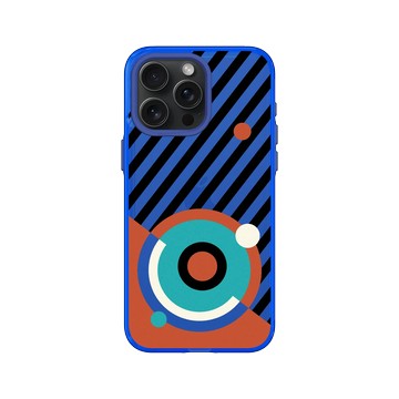 iPhone 15 Pro Max Clear 激光藍 - NASA - Helix Nebula - Bauhaus Style