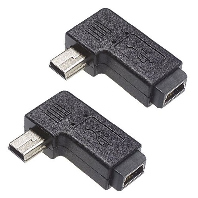 KAUMO USB 変換コネクタ 2個パック (mini-Bオス / mini-Bメス 横L型 左向き) KM-UC218D 通販  LINEポイント最大1.0%GET | LINEショッピング