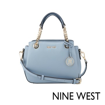 NINE WEST ANNADALE 造型綴飾手提/斜背包-藍色(114976)