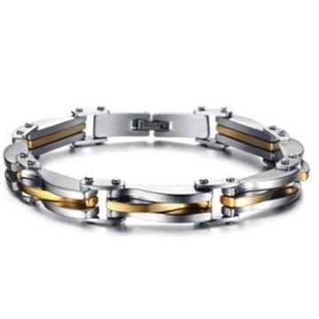 [米蘭精品] 鈦鋼手鍊流行飾品-時尚流行帥氣潮男情人節生日禮物男配件73cp4