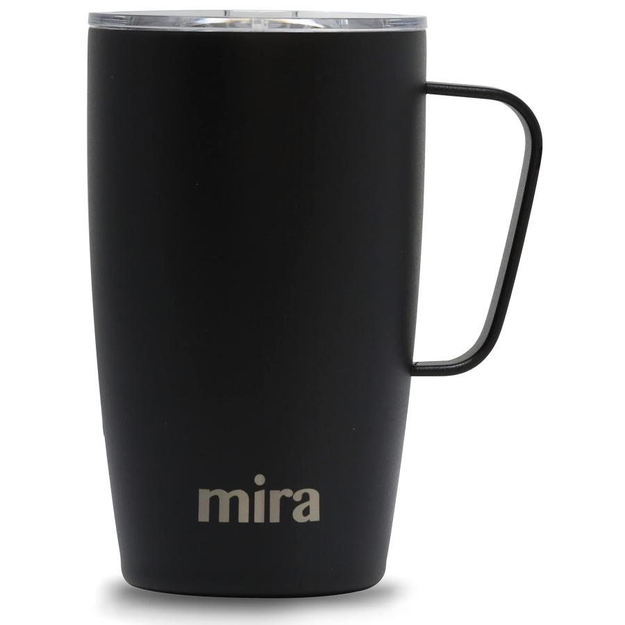 MIRA 18 oz Travel Mug, Insulated Tumbler with Handle and Lid, Cu 並行輸入品