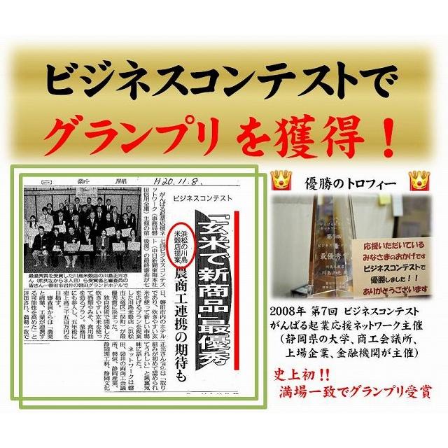 (10個セット) 川島米穀店 無農薬国産玄米 玄氣1.5kg 無洗米 GABA ギャバ 健康米 美味しい玄米