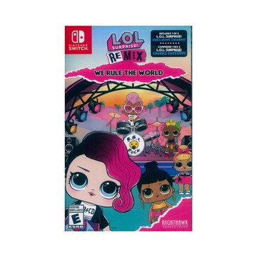 Nintendo NS Switch《LOL 驚喜寶貝蛋 - 混音版我們統治世界 L.O.L Surprise! Remix We Rule The World》中英日文美版