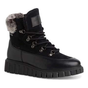 TAMARIS WL LACE BOOT BLACK 黑色女款鞋子