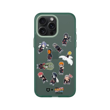 iPhone 15 Pro Max Clear 憂墨綠 - 火影忍者 Naruto - 貼紙系列-曉