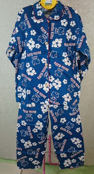 【震撼精品百貨】Hello Kitty 凱蒂貓~童裝睡衣褲_藍