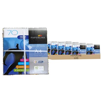 PAPERLINE 地球藍 多功能影印紙 500張  10包  A4