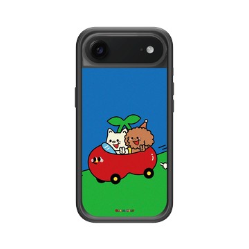 iPhone Air Mod NX -邊框背蓋組合 (相機按鈕) 黑 - Carol Meat 卡肉 - 衝啊！小狗！