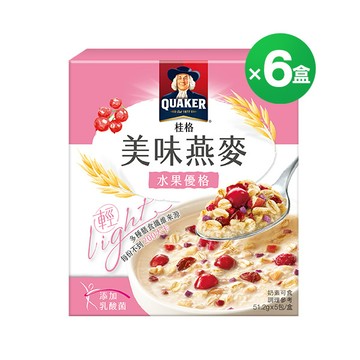 桂格 美味燕麥-水果優格 5包X6盒