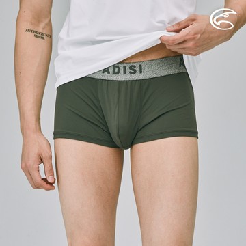 ADISI 男Tactel Pro快乾排汗四角內褲(合身短版) AUP2391026 (S-3XL) 軍綠｜吸濕排汗 快乾 彈性 透氣 輕量