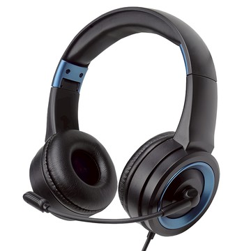 INTOPIC 廣鼎 JAZZ-M568 摺疊頭戴式耳麥 40mm高音質喇叭 柔軟皮質耳套  黑色