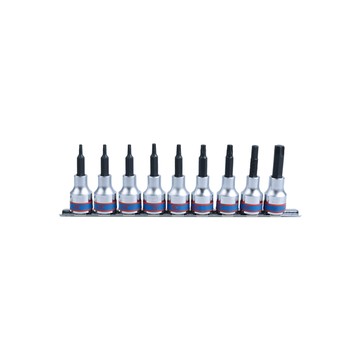 KING TONY 專業級工具 9件式 1/2 DR. 星型BIT套筒組 KT4119PR10