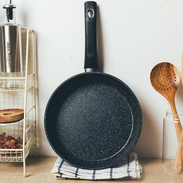 煎蛋餅千層牛排燃氣灶電磁爐通用加厚麥飯石平底鍋不粘鍋煎鍋炒鍋