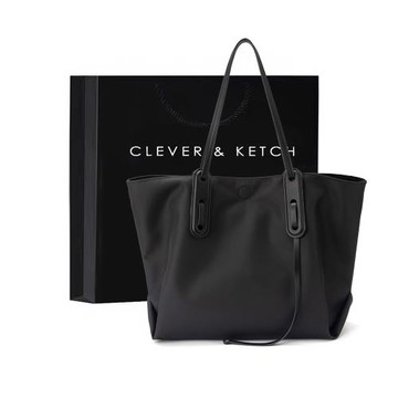 (免運)Clever&Ketch托特包女2025新款百搭大容量手提單肩帆布大包包