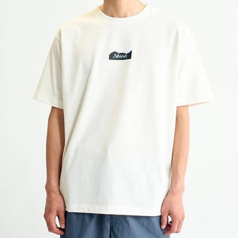 新品　23SS　NANGAナンガ　MTロゴTシャツ　黒　L