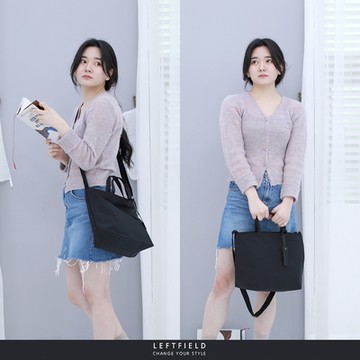 【WHOSE BAG】韓國製 輕便尼龍兩用包 手提包 側背包 斜背包 男女包 NO.LF1125