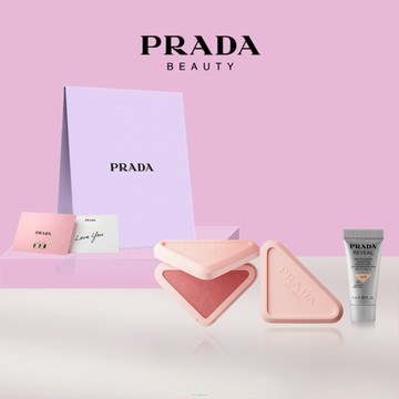 🔜快速出貨【PRADA】輕霧暈染腮紅雙入組 |享 粉底體驗禮+限定禮袋| 專櫃香水 | 生日禮物