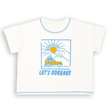 akachan honpo - 短袖T恤-水陸兩用-米白色