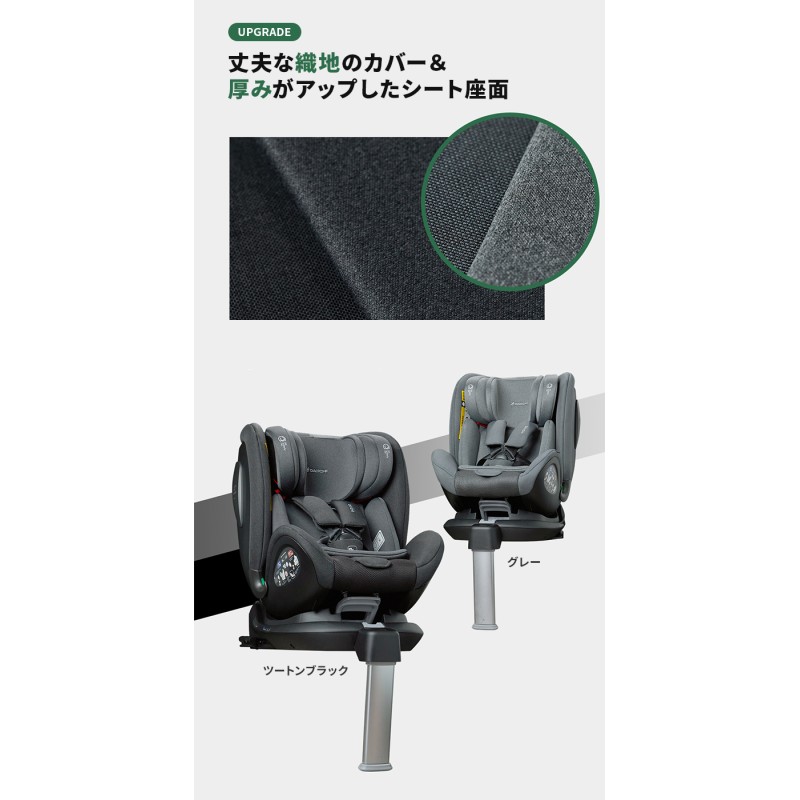 チャイルドシート ISOFIX 新生児 0歳 リクライニング ベビー サポートレッグ 出産準備 回転式 安全基準 R129 i-Size 適合  DAIICHI BLIVA 360 Pro i-Size | LINEブランドカタログ