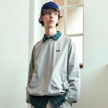 男女同款 ARCHELON 平織衛衣 - 米色