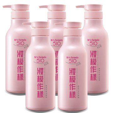 台塑生醫Dr’s Formula 510妝模作樣順直水感洗髮精600g*5入