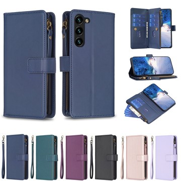 拉鏈收納皮套 適用 三星 S23 S22 Ultra S23+ S22+ S21FE S21 手機殼 先扣多卡槽 掀蓋套