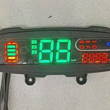 【予情家居】新战速GOGO显示屏电动车仪表改装通用48-60-72