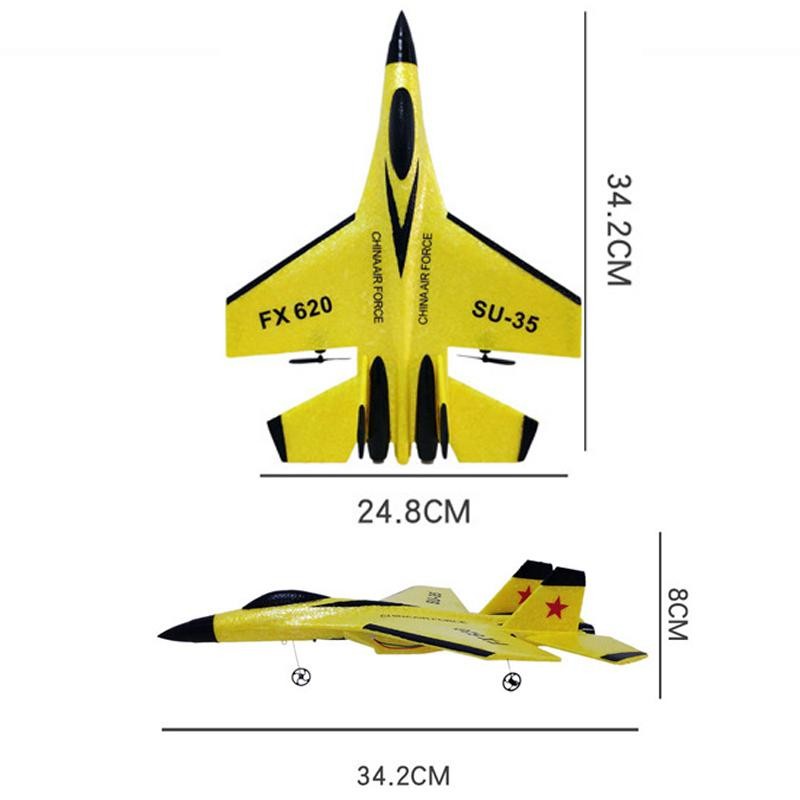 ラジコン 飛行機 子供 初心者 ジェット 飛行機、SU-35 g、2.4 rc戦闘機