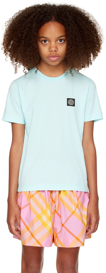 Stone Island Junior 蓝色 20147 儿童 T 恤