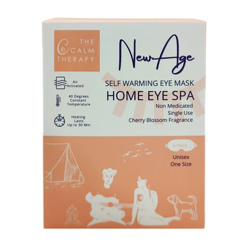 YEER 醫悅氛芳 New Age 自體加溫眼罩 居家眼部SPA 櫻花香味 男女通用  5片  1盒