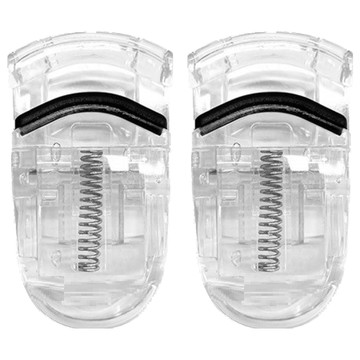 Solone 台灣公司貨 輕巧可攜式睫毛夾  透明色  2個