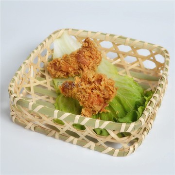 竹編竹制品竹筐簸箕酒店餐廳農家樂果盤餐盤饅頭筐糕點籃竹匾裝飾