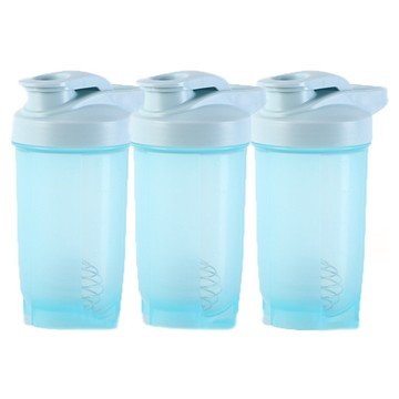 經典手提直飲搖搖杯 運動便攜 加厚杯身 500ML  藍色  3個