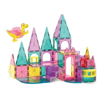 Magna-Tiles 磁力積木-魔幻城堡48片|聖誕禮物|生日禮物