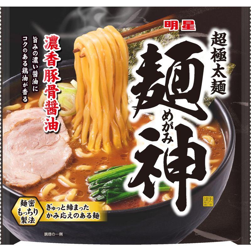 明星食品 麺神 濃香豚骨醤油 112g (旧)